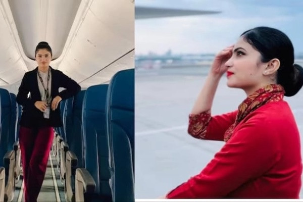 Chan dung nu tiep vien An Do giau 1kg vang trong truc trang