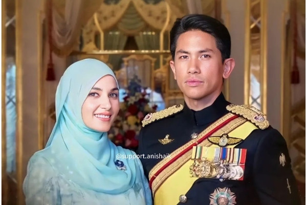 Ngam co dau xinh dep cua Hoang tu Brunei trong dam cuoi the ky-Hinh-2