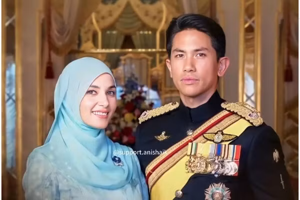 Ngam co dau xinh dep cua Hoang tu Brunei trong dam cuoi the ky-Hinh-2