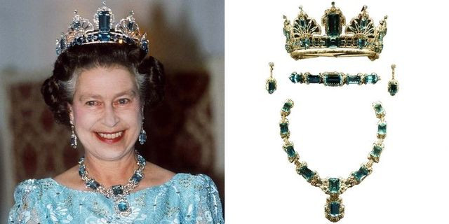Vào ngày đăng quang, Brazil đã gửi đến Nữ hoàng Elizabeth II món quà là bộ trang sức đá bằng ngọc xanh biển có kích cỡ lớn. Sau đó, Nữ hoàng đã cho làm mẫu vương miện tương tự.