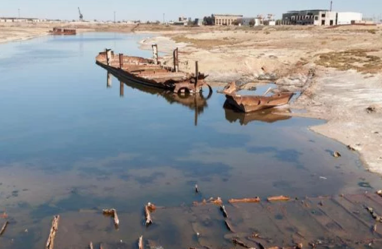 Đảo Vozrozhdeniya nằm giữa Kazakhstan và Uzbekistan là vùng đất hoang vu chết chóc, ngập tràn các loại hóa chất cực độc. Được biết, Liên Xô từng thành lập một phòng thí nghiệm vũ khí sinh học tại đây và đã thử nghiệm một số tác nhân gây bệnh nguy hiểm nhất như bệnh đậu mùa, bệnh than,... Sau này, hòn đảo bị bỏ hoang từ những năm 1990.