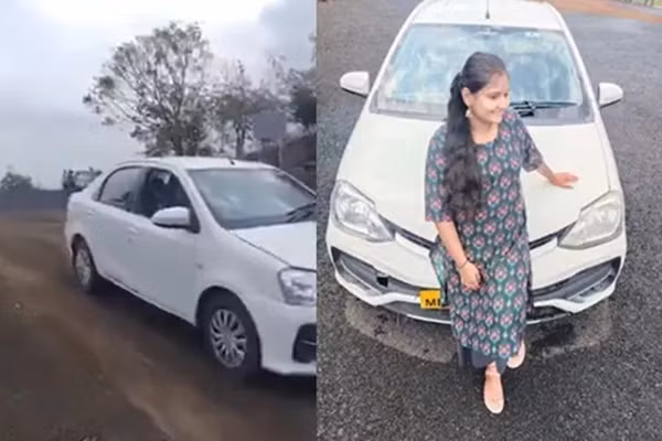 Dap nham chan ga thay vi phanh xe, co gai tre tu vong