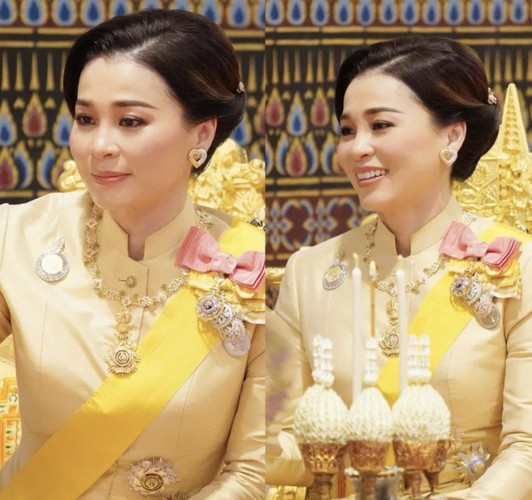 Hoàng hậu Suthida có nhũ danh là Suthida Tidjai, sinh năm 1978. Bà từng là một tiếp viên hàng không của hãng Thai Airways và gia nhập quân ngũ năm 2010.