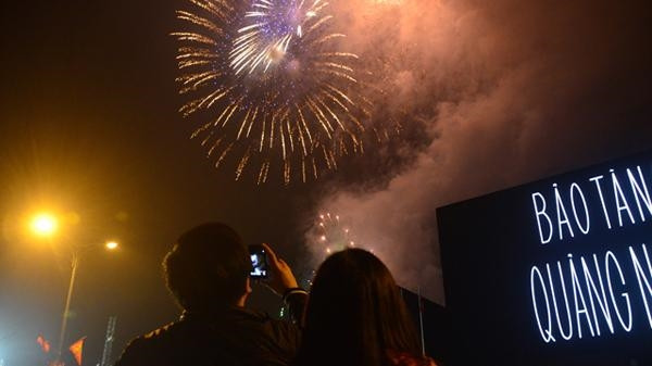 Nhung diem ban phao hoa Tet Nguyen dan 2024 o Quang Ninh