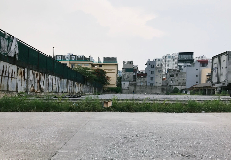 Cỏ dại mọc bên trong khu đất cũng không được cắt bỏ.