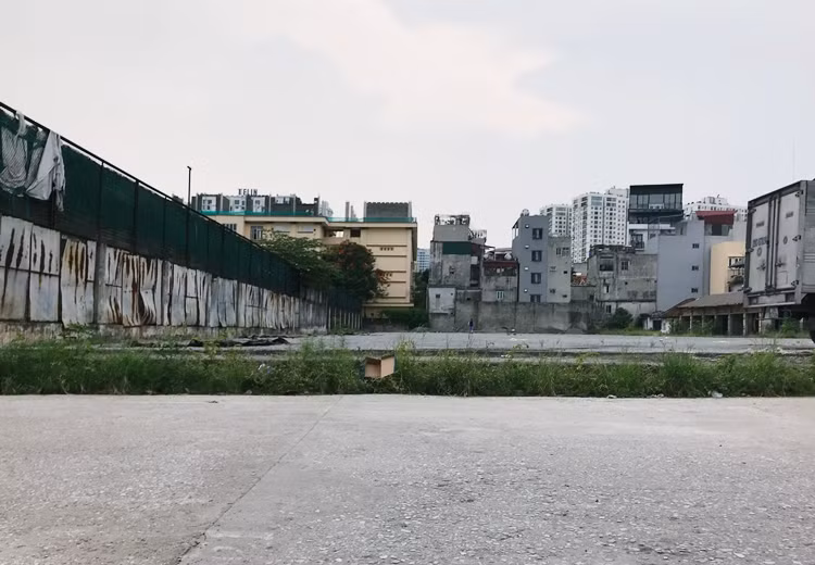 Cỏ dại mọc bên trong khu đất cũng không được cắt bỏ.