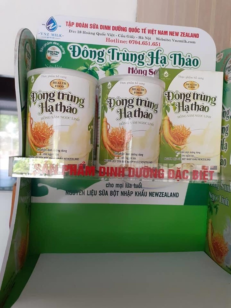 Sua Dong Trung Ha Thao Hong Sam Ngoc Linh quang cao “lao”: Co dau hieu buon ban hang gia?