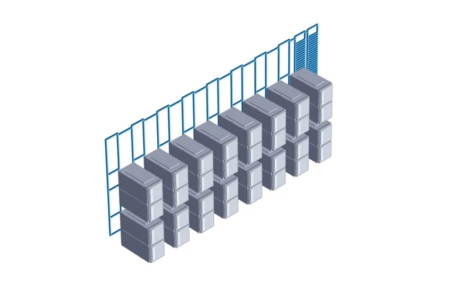 Phía sau tủ máy chủ là hệ thống cáp mạng và những thiết bị giúp tăng tốc độ truyền dữ liệu. Khác với chip máy tính thông thường chỉ thực hiện một tác vụ mỗi lúc (xử lý tuần tự), GPU có thể làm nhiều phép tính cùng lúc (xử lý song song). Ban đầu được thiết kế giúp cải thiện đồ họa game, GPU dần được sử dụng rộng rãi cho AI từ năm 2012.