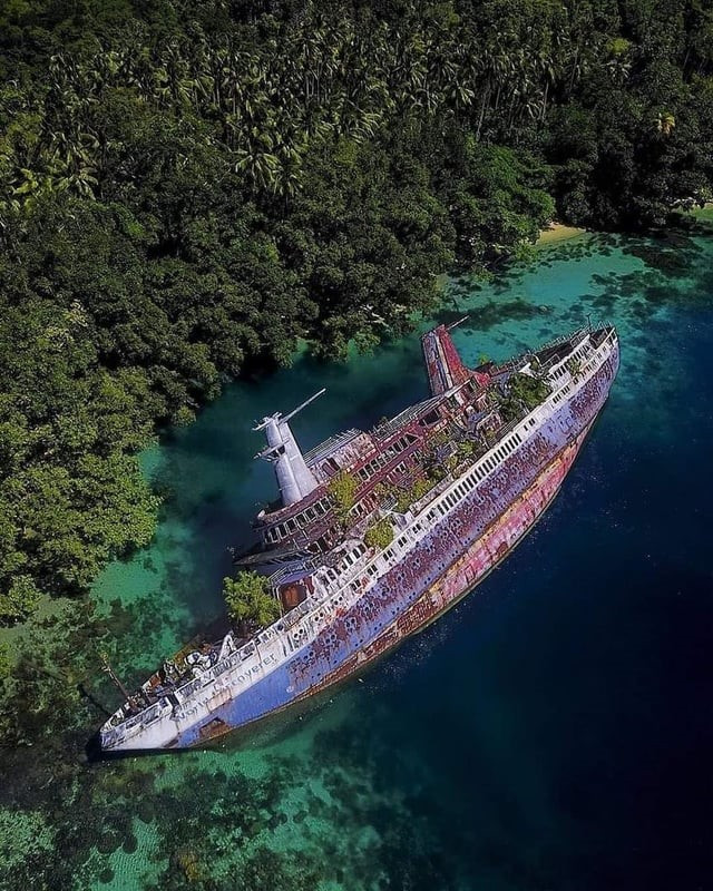 Dù đã cố gắng cứu vớt xác tàu đắm nhưng không thành công, do phần lớn con tàu đã bị cướp bóc và hư hại trong Nội chiến Quần đảo Solomon. Nó vẫn ở lại Vịnh Roderick kể từ đó và hiện là một điểm thu hút khách du lịch địa phương nổi tiếng. Ảnh:Reddit