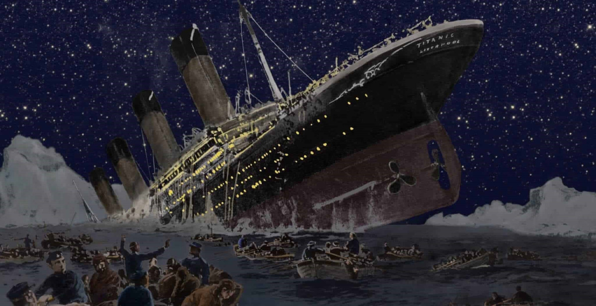 1. RMS Titanic: Hầu như ai cũng biết về Titanic và số phận của nó. Con tàu chở khách vượt đại dương được cho là "không thể chìm" này đã ra khơi vào ngày 10/4/1912, đâm vào một tảng băng trôi ngay trước nửa đêm ngày 14/4 và chìm trong vòng chưa đầy ba giờ. Vụ đắm tàu này cướp đi sinh mạng của 1.514 người và thường được nhớ đến như một trong những vụ đắm tàu nổi tiếng và bi thảm nhất trong lịch sử. Ảnh: Historic UK