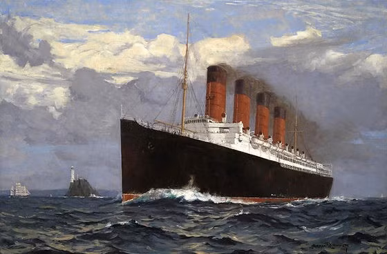 Ngày nay, xác tàu đắm đang trong tình trạng hư hỏng nghiêm trọng. Vì đã hoạt động trong bảy năm trước khi bị chìm, nên tình trạng của nó tệ hơn nhiều so với Titanic. Nó nằm cách ngọn hải đăng Kinsale, Ireland 11 dặm về phía nam. Ảnh: Great Ocean Liners