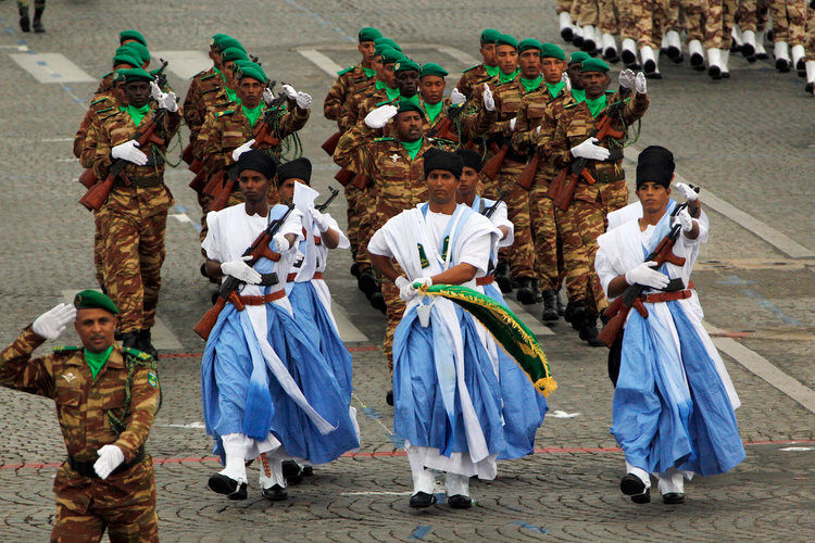 Mauritania - một quốc gia ở Bắc Phi có quân số 20.900 lính hàng năm chỉ chi ra 39,1 triệu USD ngân sách quốc phòng. Đất nước này có tổng cộng 35 xe tăng, 5 tàu chiến các loại và cũng không có một chiến đấu cơ nào. Nguồn ảnh: BI.