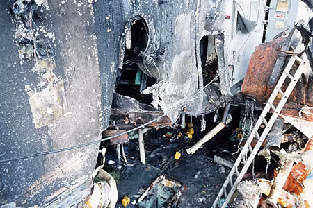 Tuy không phát hiện được máy bay dân sự, tuy nhiên hệ thống cảnh báo của tàu USS Stark vẫn phát tín hiệu báo động khi tên lửa Exocet được triển khai và nhắm vào chiếc khinh hạm này. Chỉ có điều, tín hiệu báo động đó chỉ được phát ra 30 giây trước khi thảm hoạ xảy đến và phía Mỹ hoàn toàn không kịp phản ứng. Nguồn ảnh: BI.