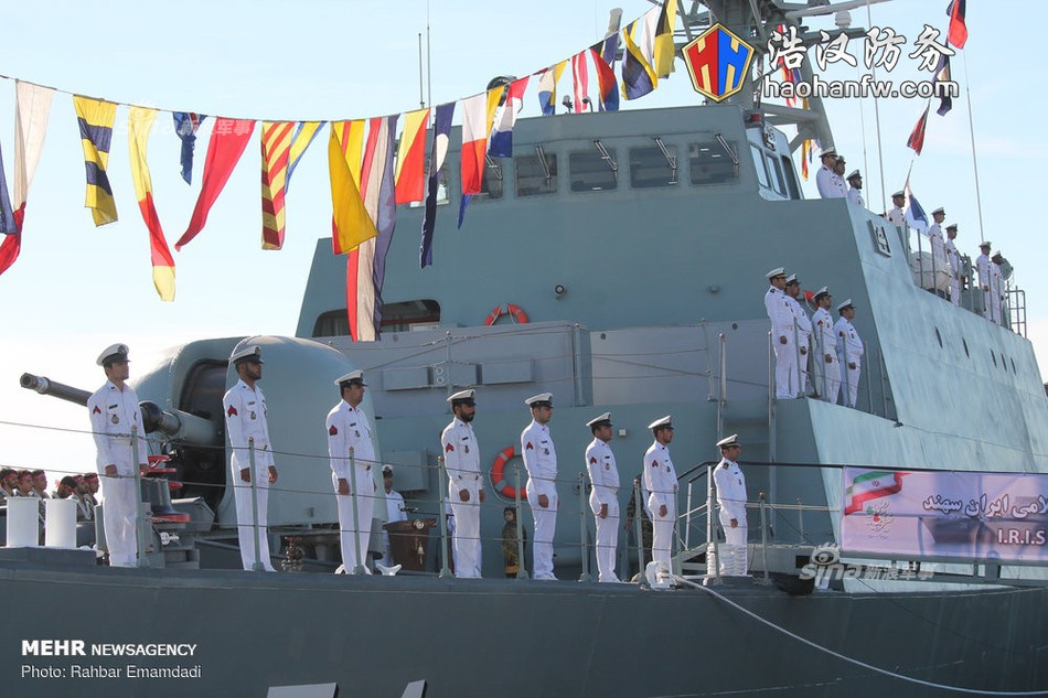 Đặc biệt, theo lời tư lệnh Hải quân Iran, Kamand là tổ hợp phòng không cao tốc CIWS được tích hợp khẩu pháo bắn tốc độ "kinh hoàng" 4.000-7.000 phát/phút, tiêu diệt được mục tiêu cách 2-4km bao gồm cả tên lửa hành trình. Nguồn ảnh: Haohanfw.