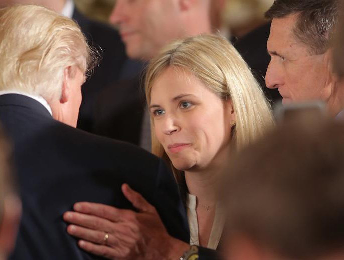 Ngày 30-3-2017: Katie Walsh, Phó Chánh văn phòng Nhà Trắng