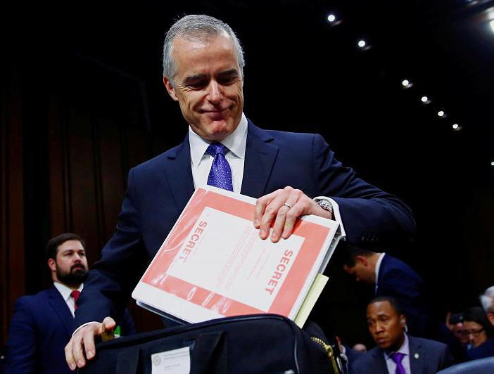 Ngày 29-1-2018: Phó Giám đốc Cục Điều tra liên bang Mỹ (FBI) Andrew McCabe