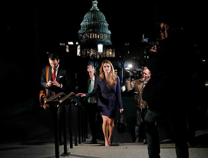 Ngày 28-2-2018: Hope Hicks, Giám đốc Truyền thông Nhà Trắng