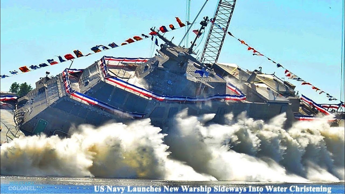 Trong quá khứ, đã không ít lần kiểu hạ thuỷ nghiêng mạn tàu trở thành thảm hoạ khi các kỹ sư tính toán nhầm thông số của tàu dẫn tới việc nó bị lật úp ngay lập tức khi tiếp nước do không thể lấy lại độ cân bằng. Nguồn ảnh: Vanced.