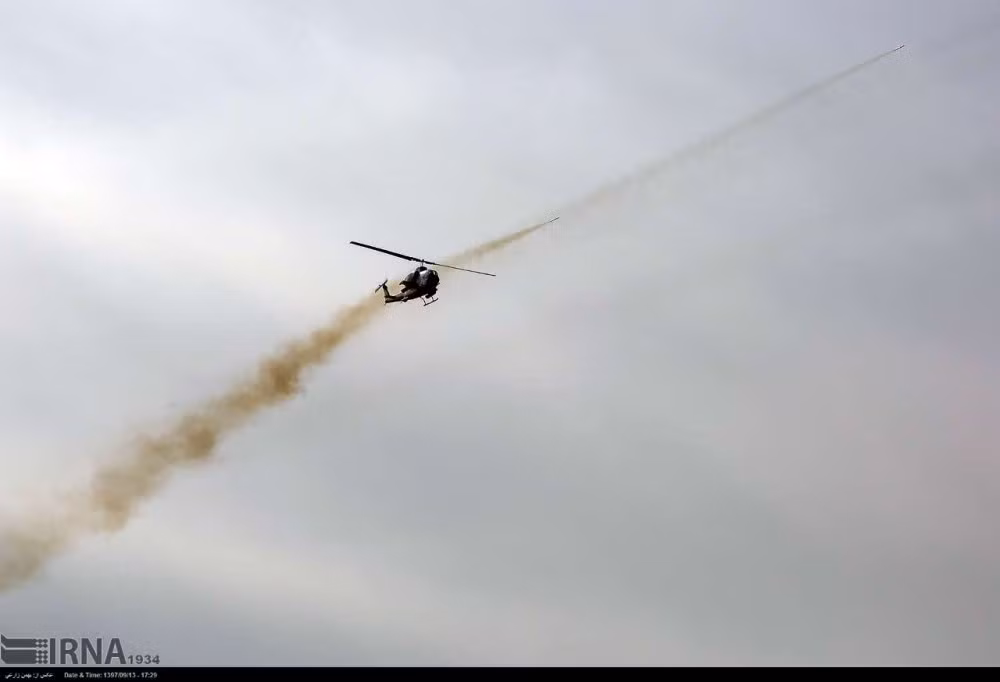 Ngoài ra, các trực thăng AH-1 của Iran cũng được trang bị kèm tên lửa không đối đất AGM-65 Maverick - một trong những loại tên lửa không đối đất có dẫn đường nguy hiểm nhất thời bấy giờ. Nguồn ảnh: IRNA.