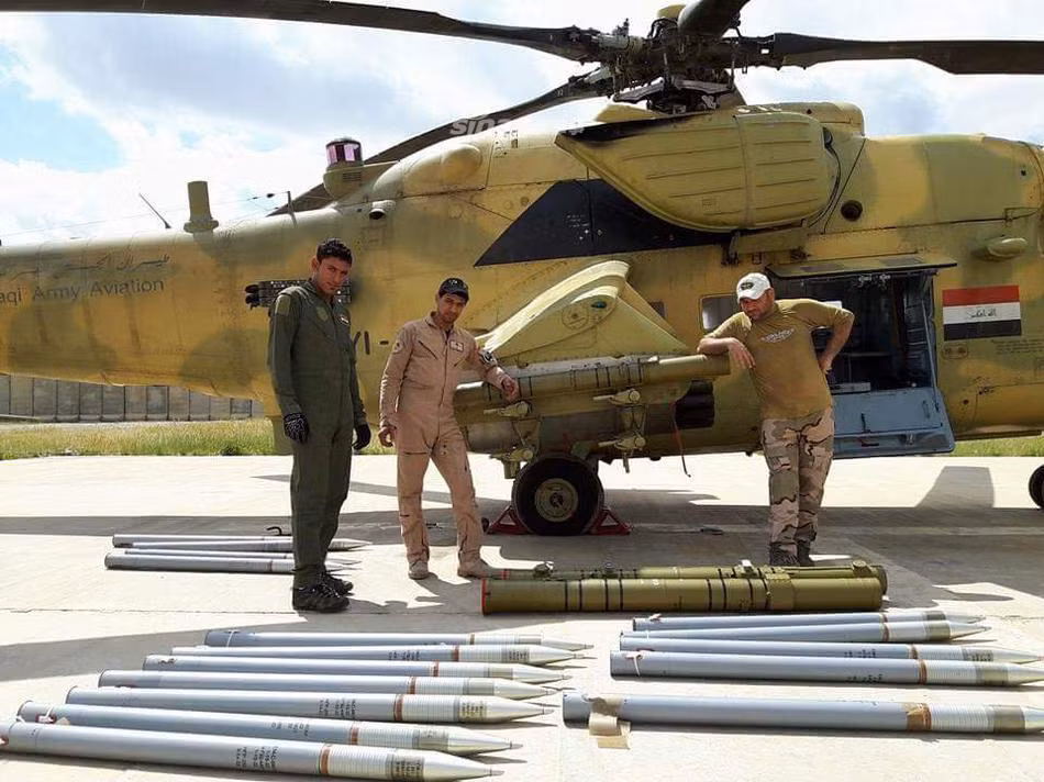 Nga đã trang bị cho phiên bản trực thăng tấn công Mi-28N này hệ thống radar sóng millimeter cực ngắn cùng với hệ thống camera nhiệt cũng như lade đo khoảng cách để nó có thể tác chiến tốt trong mọi điều kiện thời tiết khác nhau. Nguồn ảnh: Sina.