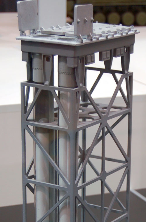 Mô hình UKSK với đạn 3M-14T được trưng bày tại một cuộc triển lãm ở Nga.