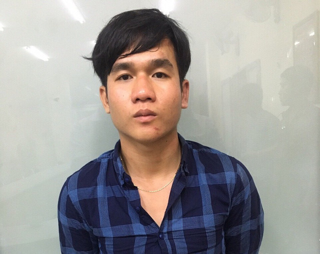 Đối tượng Trương Hồng Thái tại cơ quan công an