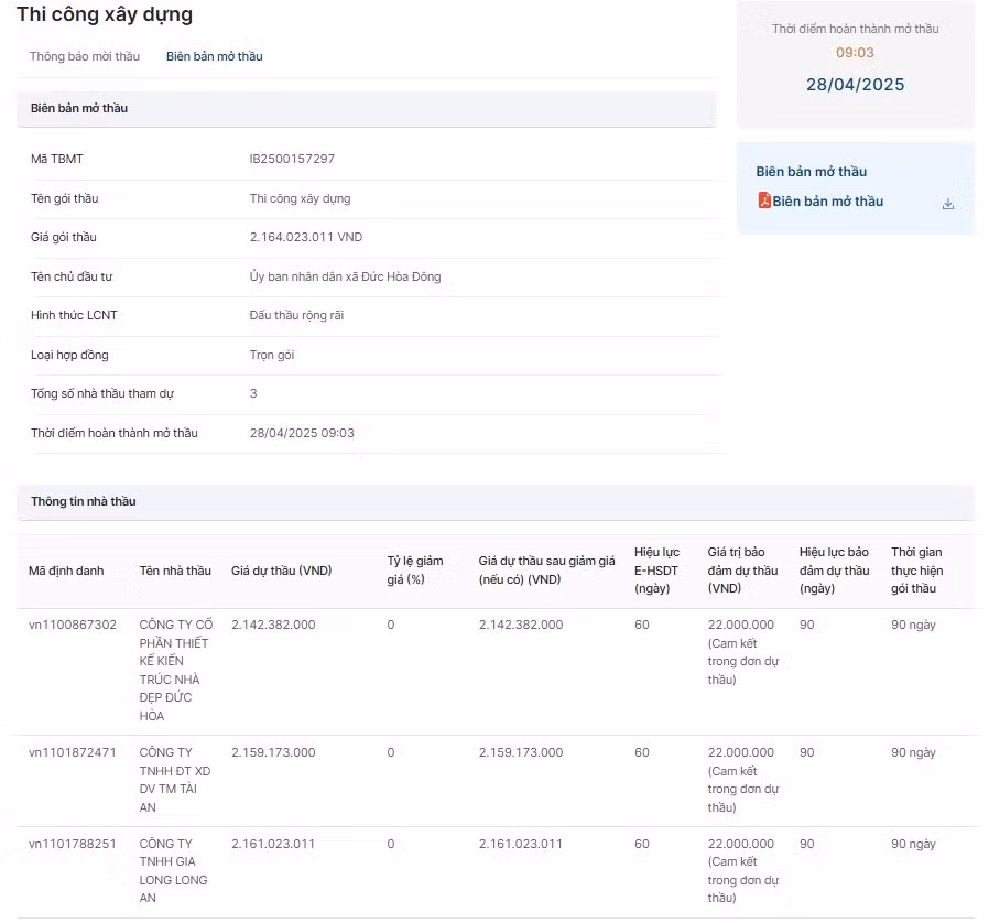 Long An: 2 nhà thầu cạnh tranh gói sửa chữa trụ sở, trường học - Hình 2 Long An: 2 nha thau canh tranh goi sua chua tru so, truong hoc-Hinh-2