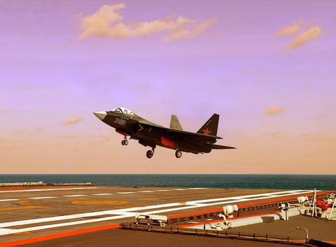 Điều đó có nghĩa là quãng đường cất cánh của tiêm kích tàng hình J-31 vẫn còn nhiều hơn tổng chiều dài chiếc hàng không mẫu hạm của hải quân Trung Quốc.