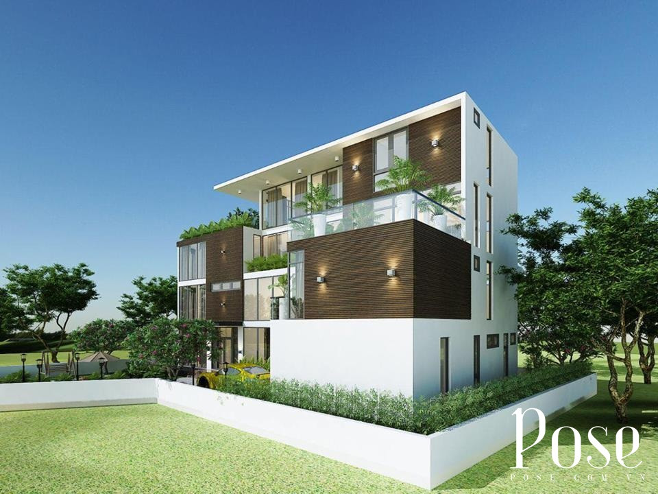 Căn biệt thự được thiết kế theo không gian mở với nhiều cửa sổ bằng kính cao cấp tạo một cảm giác thoáng đãng, mát mẻ. Bên trong căn nhà được trang trí với nội thất cao cấp vô cùng xa hoa, lộng lẫy, đầy đủ các không gian sinh hoạt như phòng khách, phòng ngủ, bếp, bể bơi… Ảnh: Pose