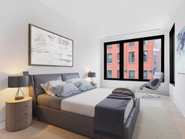 Ngôi nhà nằm trong khu Seaport ở New York, mọi thứ đều sạch sẽ.