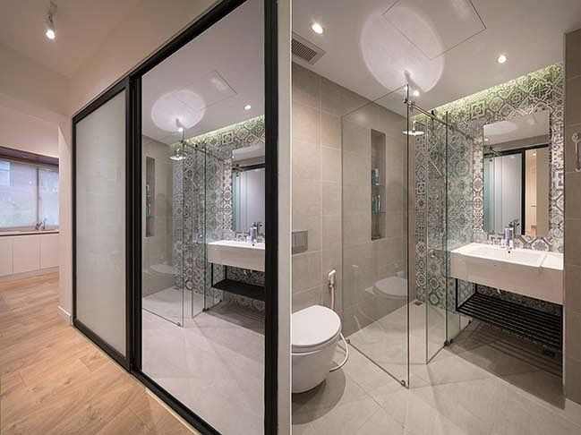 Khu vệ sinh sạch sẽ.