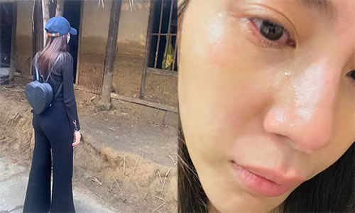 Giua bao thi phi tu thien, Thuy Tien bat khoc vi nho nha