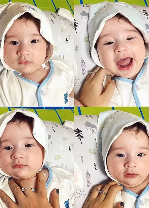 Bé Max có nhiều biểu cảm đáng yêu.