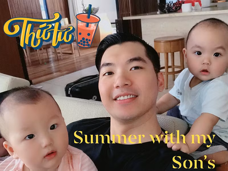 Sau khi về chung một nhà, vợ chồng Trương Nam Thành có hai con trai chung.