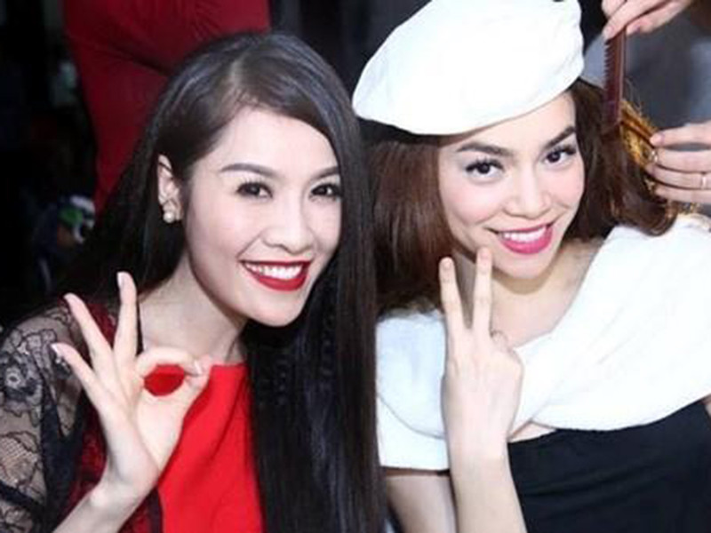 Trong khi đó, Hà Hồ không lên tiếng về lời đồn quanh mối quan hệ tình bạn giữa cô và Quế Vân.