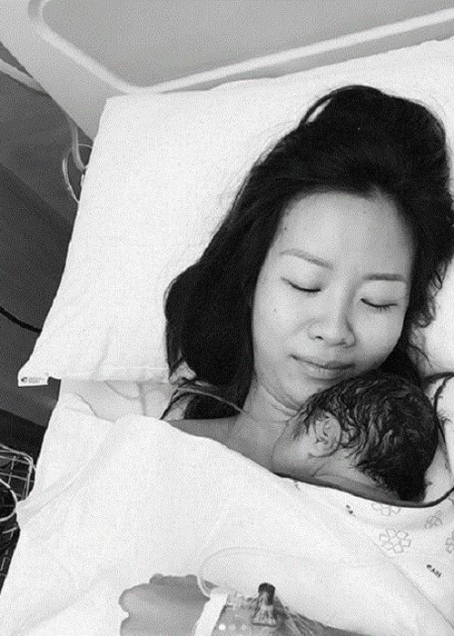 Bé Nina chào đời vào tháng 1/2020.