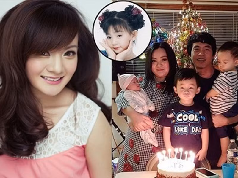 Xuân Mai kết hôn cuối năm 2014 khi mới 19 tuổi. Nữ ca sĩ nhí một thời hiện sống ở Mỹ bên chồng và ba con: 2 trai, 1 gái. Ảnh: Lao động