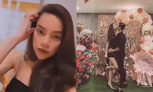 Ho Ngoc Ha lay lai voc dang “than toc” sau 3 tuan sinh con