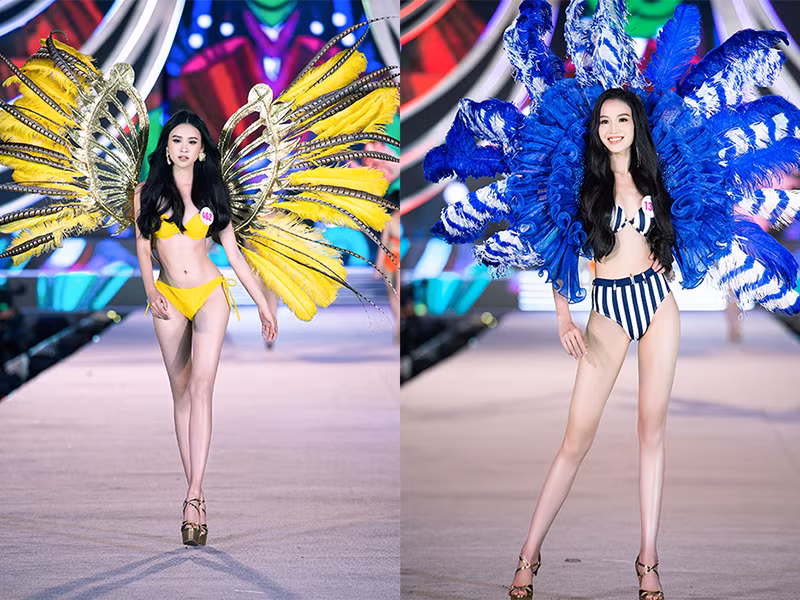 Đêm thi Người đẹp Biển diễn ra tại sân khấu cạnh bờ biển tại thành phố Vũng Tàu.