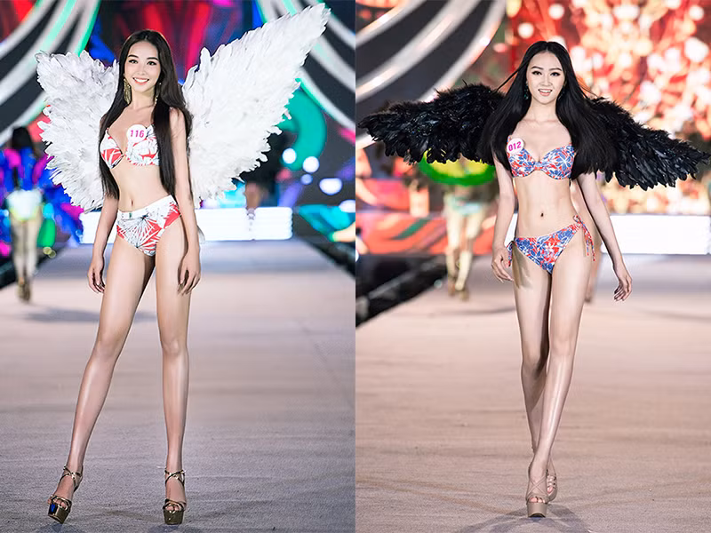 Màn biểu diễn bikini của top 35 Hoa hậu Việt Nam 2020 đầy mãn nhãn.