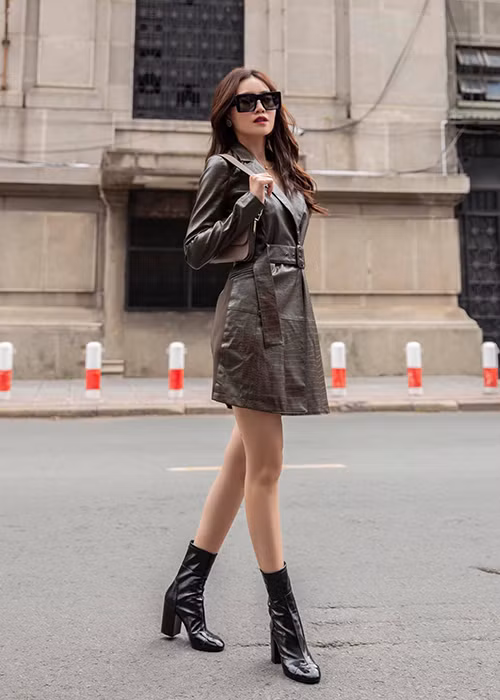 Lan Ngọc lại chịu khó thay đổi phong cách thời trang trong những năm gần đây.