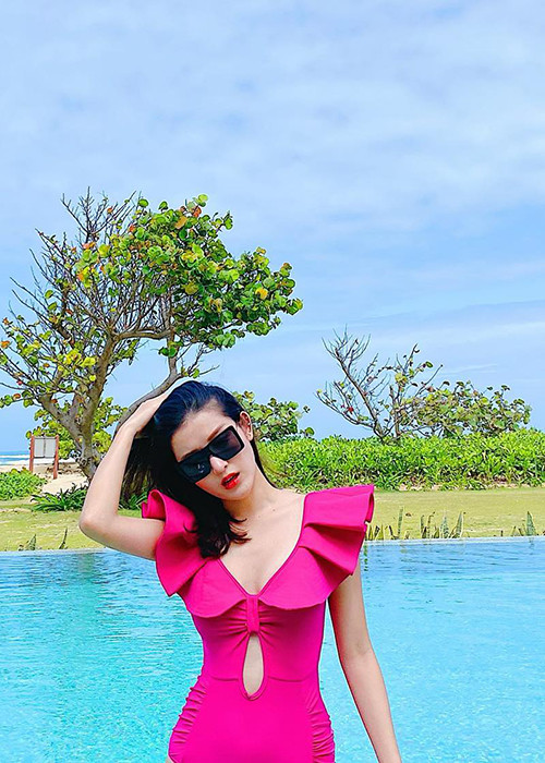 Nàng á hậu tỏ ra kín tiếng về chuyện tình cảm khi chưa từng công khai hẹn hò bất kì ai.