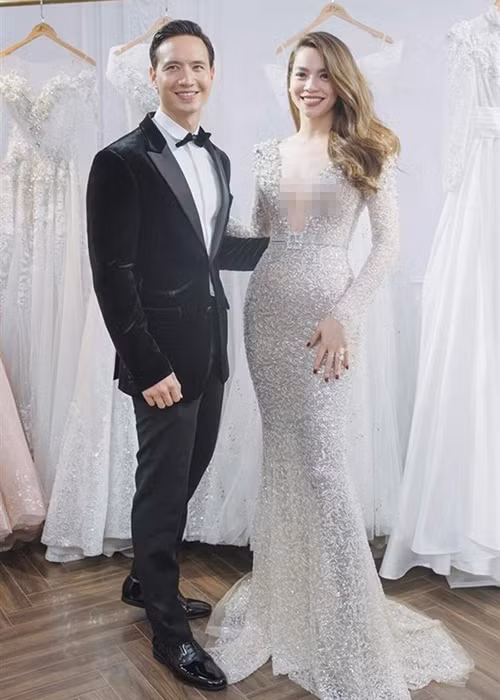 Từ khi gắn bó, Kim Lý và Hà Hồ không ít lần bị nghi chụp ảnh cưới. Ảnh: Vietnamnet