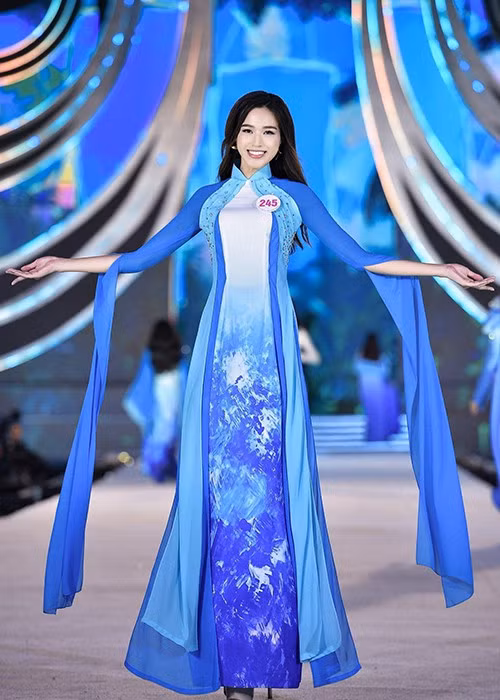 Người đẹp sở hữu số đo ba vòng 80 - 60 - 90, chiều cao 1m75.