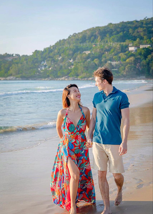 Nữ MC vốn có vóc dáng hoàn hảo trước khi mang bầu.