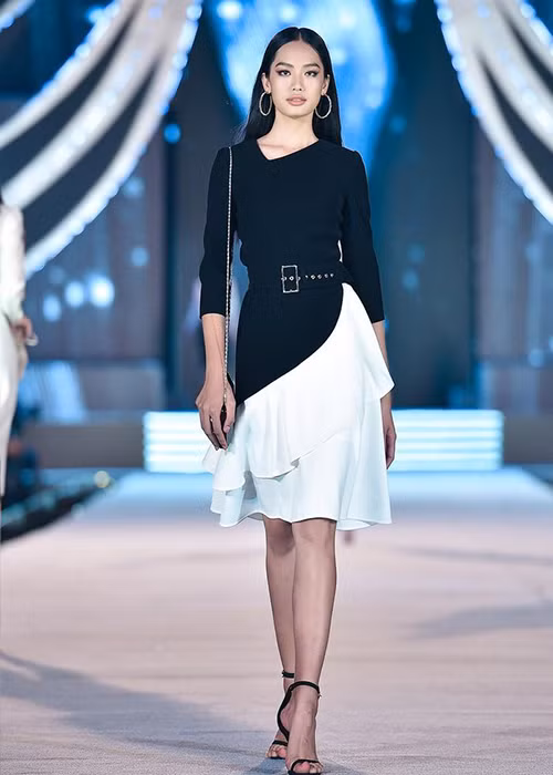 Giống Nguyễn Lê Ngọc Thảo, Bùi Thị Thanh Nhàn cũng là một trong số những thí sinh sáng giá của cuộc thi Hoa hậu Việt Nam năm nay.