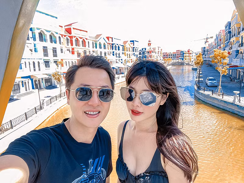 Hot girl một thời luôn được chồng động viên chăm sóc bản thân, ăn uống tập luyện khoa học.