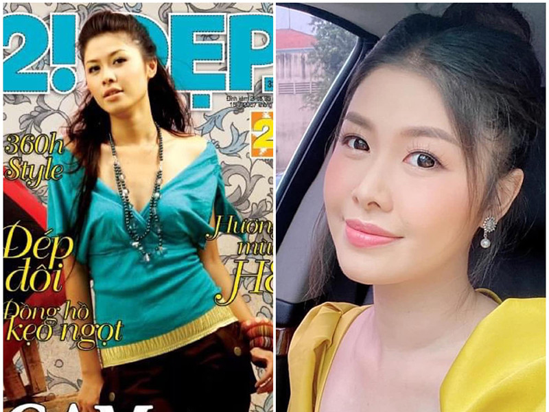 Thủy Anh trẻ đẹp hơn nhiều so với 10 năm trước.