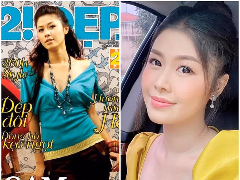 Thủy Anh trẻ đẹp hơn nhiều so với 10 năm trước.