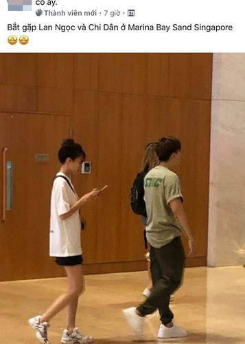 Không ít lần, Lan Ngọc và Chi Dân bị phát hiện sánh đôi ở nước ngoài. Ảnh: Vietnamnet